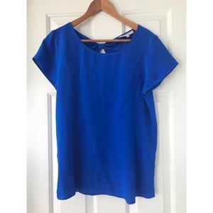 Open back silk blouse by Lavender Brown - S